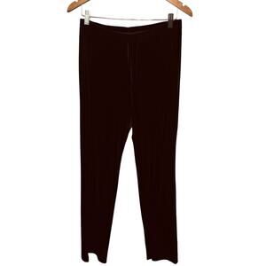 Exact Change VTG Black Velvet Velour Pull On Dress Evening Whimsygoth Gothic L